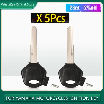 5Pcs Motorcycle ignition Key For YAMAHA YZF XJR1300 FJR1300 MT09 MT07 XJ6 TMax FZ6 FZ8 R3 R1 R6 Magnet Anti-theft Lock Key